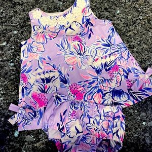 Lilly Pulitzer Baby dress with bloomers 3-6 months